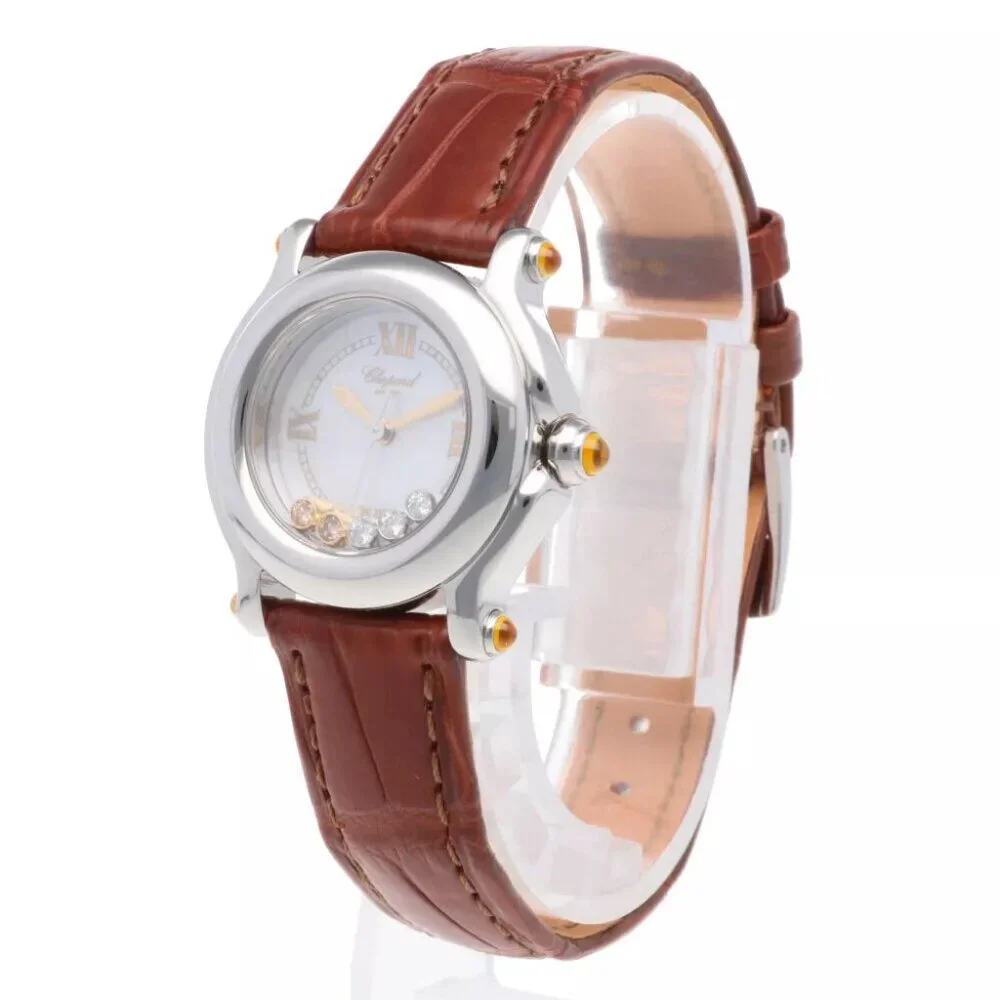 Chopard Happy sports Watches 27/8245-30 Stainless Steel diamond white shell used